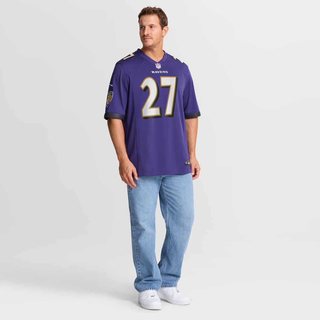 T.J. Tampa Baltimore Ravens Game Jersey - Purple