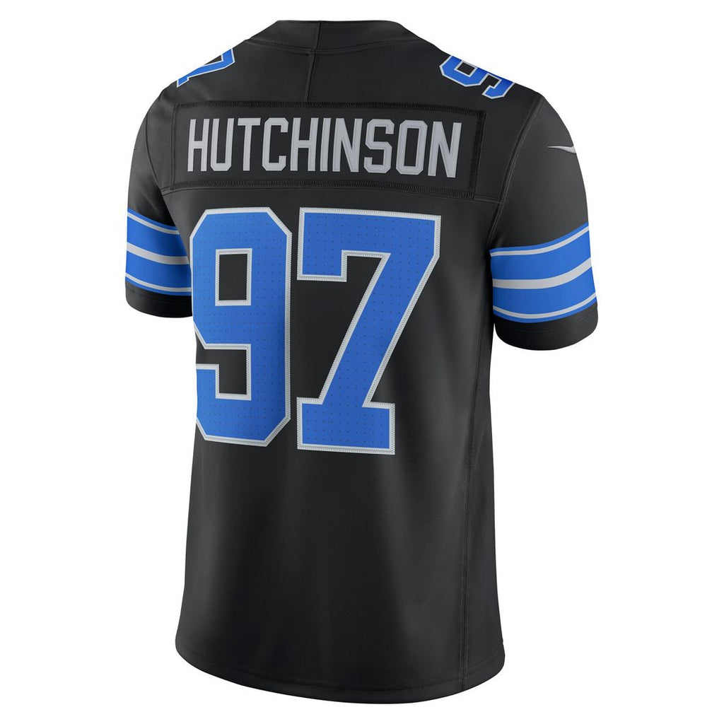 Aidan Hutchinson Detroit Lions Alternate Vapor F.U.S.E. Stitched Limited Jersey - Black