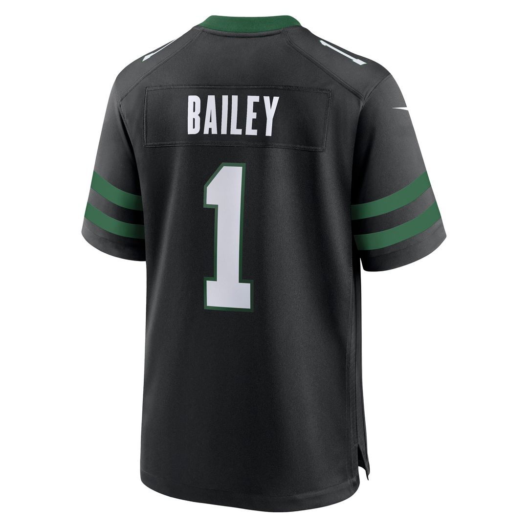 David Bailey New York Jets Alternate Game Jersey - Legacy Black