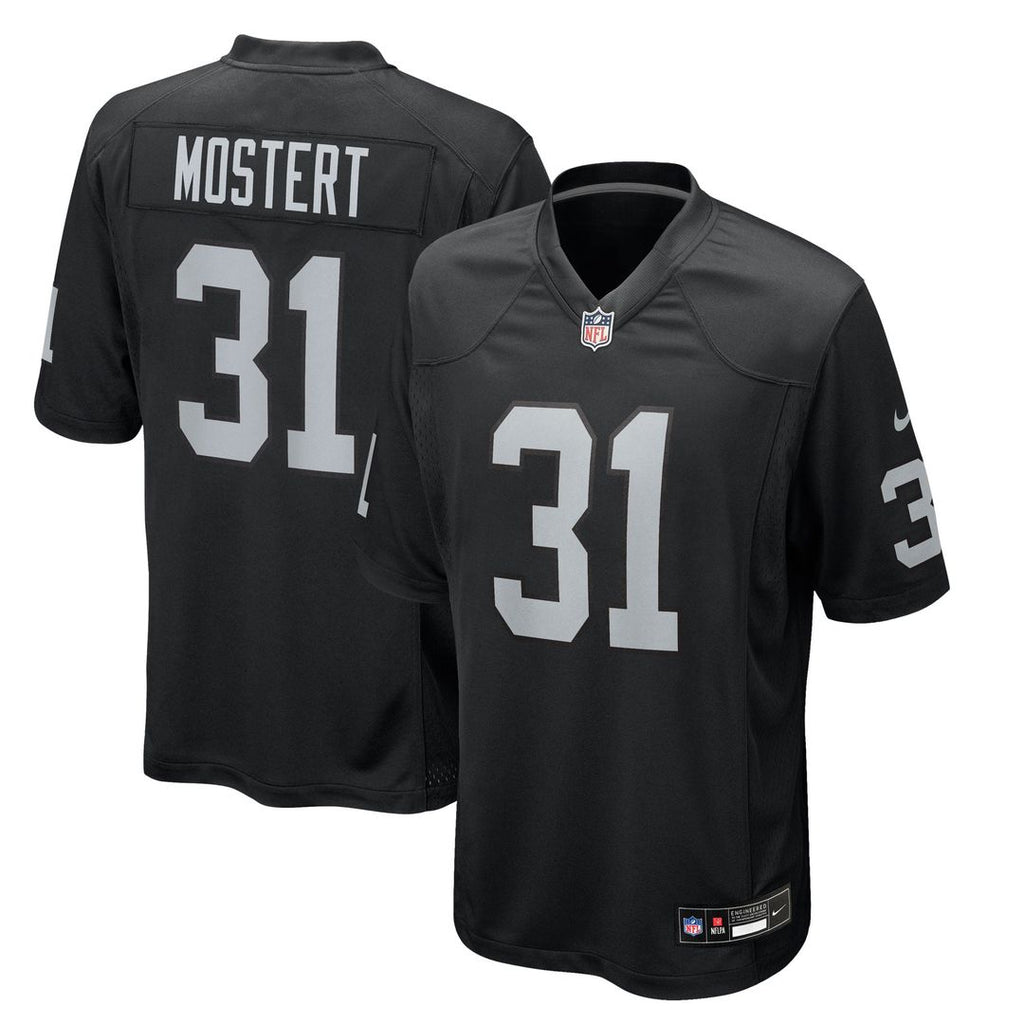 Raheem Mostert Las Vegas Raiders Game Jersey - Black