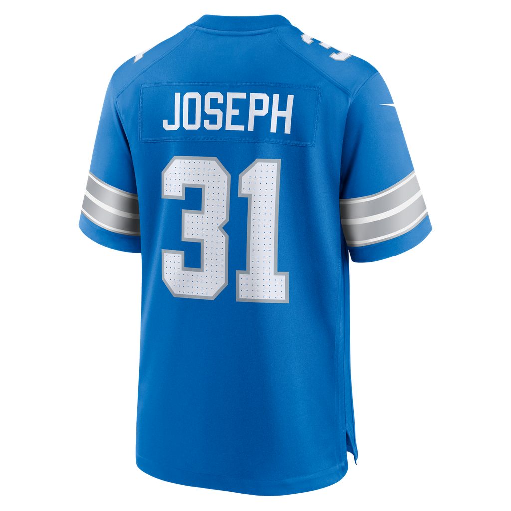 Kerby Joseph Detroit Lions Game Jersey - Blue