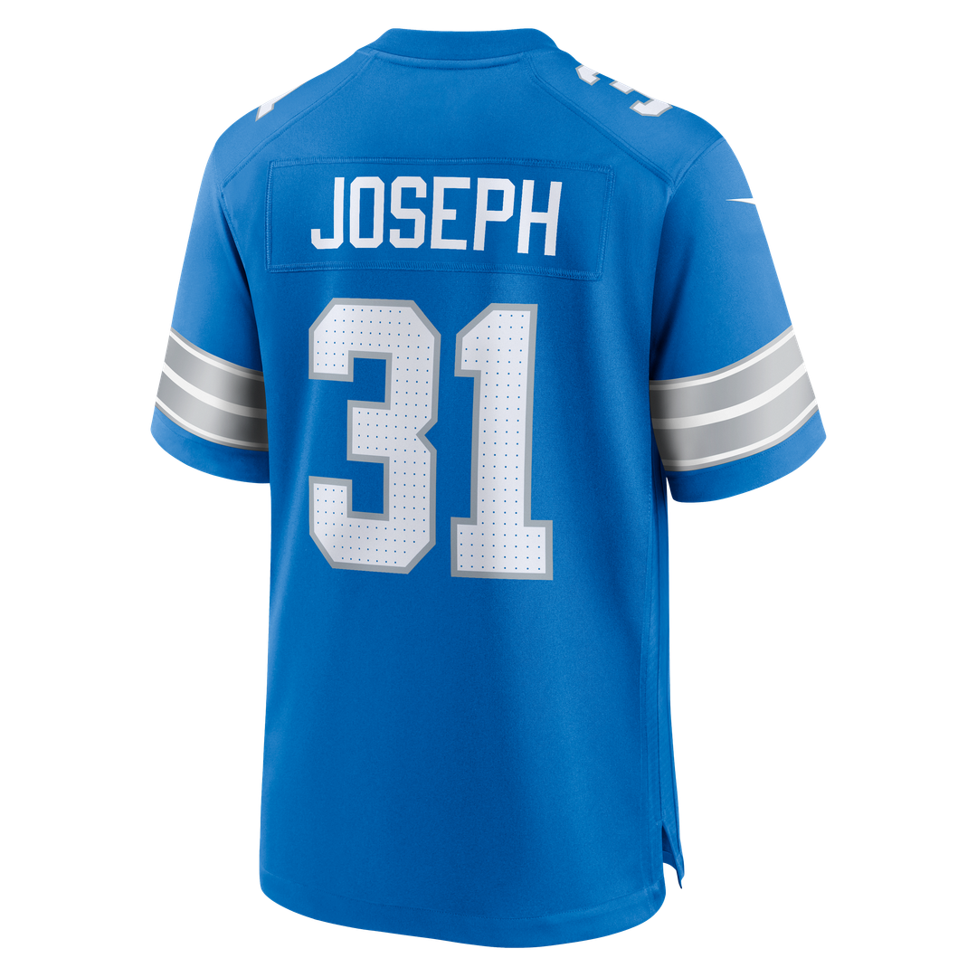 Kerby Joseph Detroit Lions Game Jersey - Blue