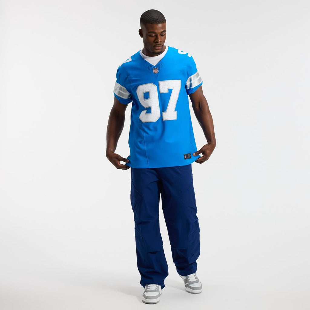 Aidan Hutchinson Detroit Lions Alternate Vapor F.U.S.E. Elite Jersey - Blue
