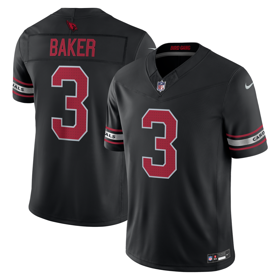Budda Baker Arizona Cardinals Alternate Vapor F.U.S.E. Stitched Limited Jersey - Black