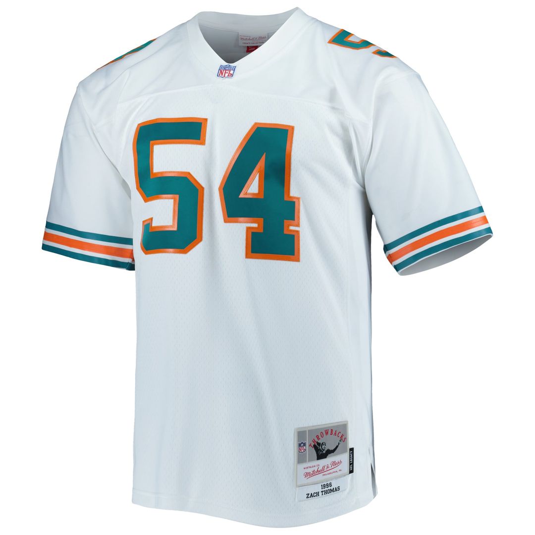 Zach Thomas Miami Dolphins Legacy Replica Jersey - White