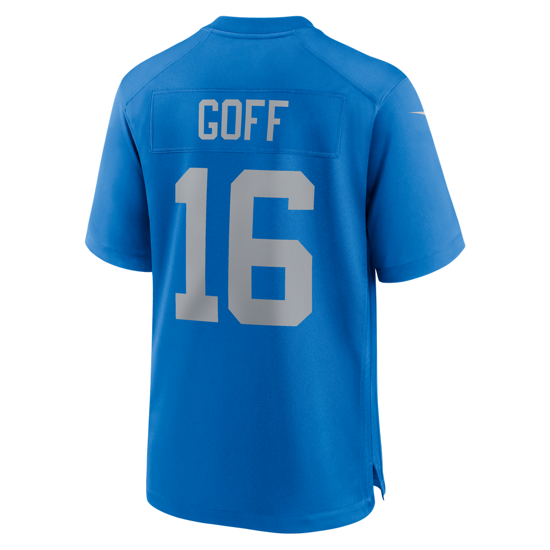 Jared Goff Detroit Lions Alternate Game Jersey - Blue