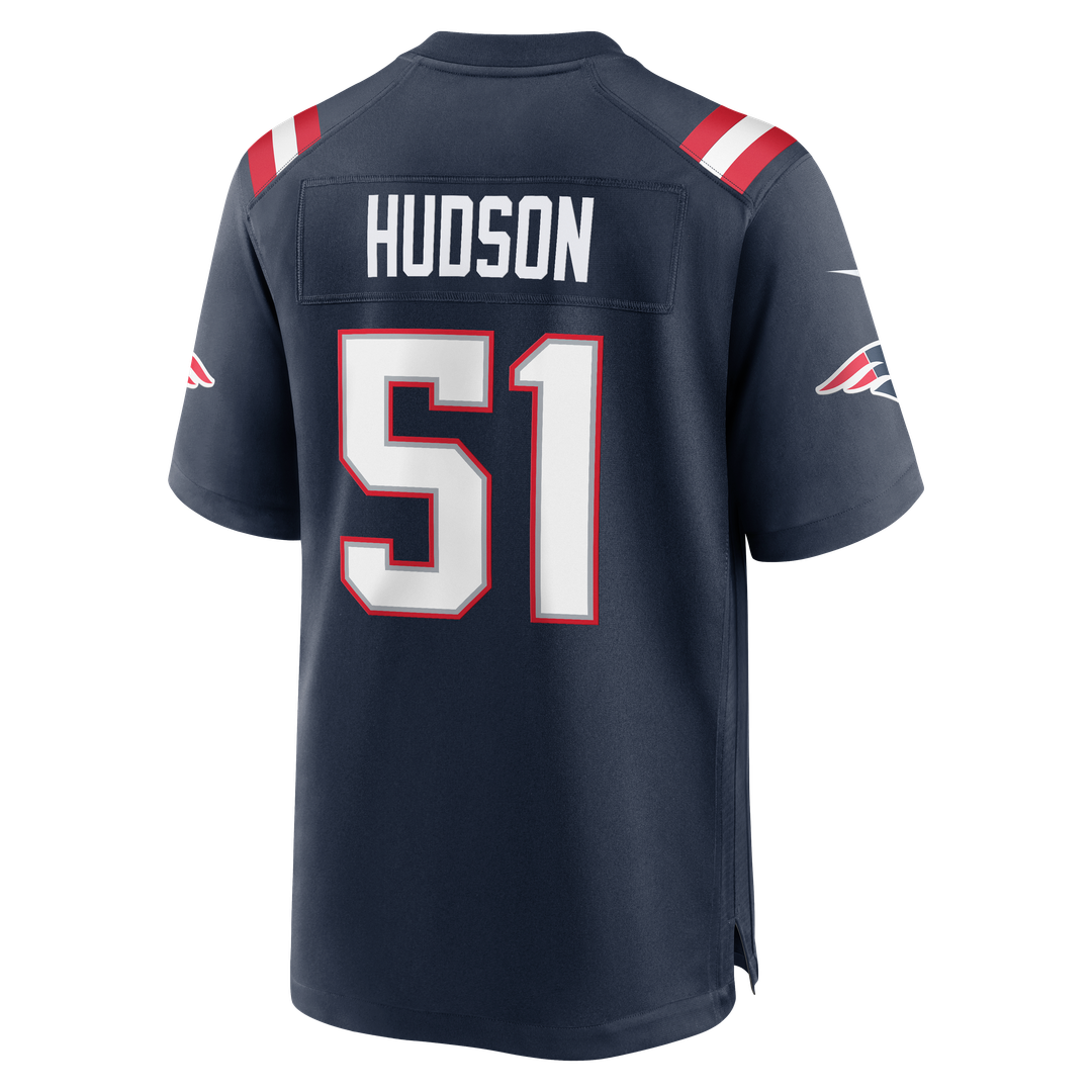 James Hudson New England Patriots Game Jersey - Navy