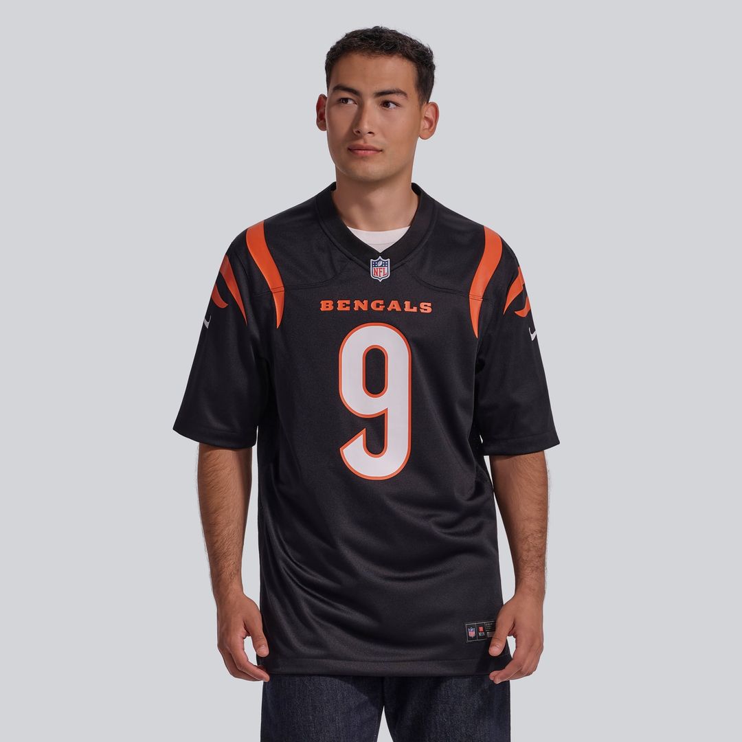 Joe Burrow Cincinnati Bengals Game Jersey - Black