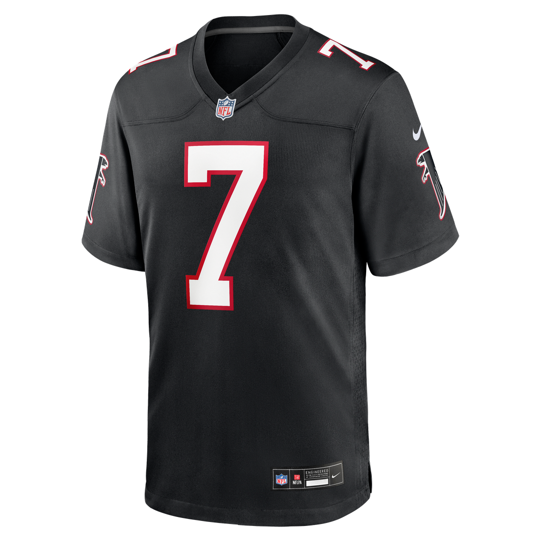 Bijan Robinson Atlanta Falcons Throwback Game Jersey - Black