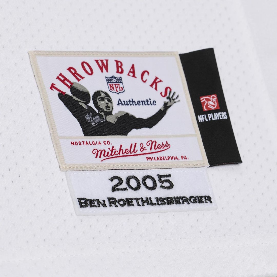 Ben Roethlisberger Pittsburgh Steelers 2005 Authentic Throwback Jersey - White