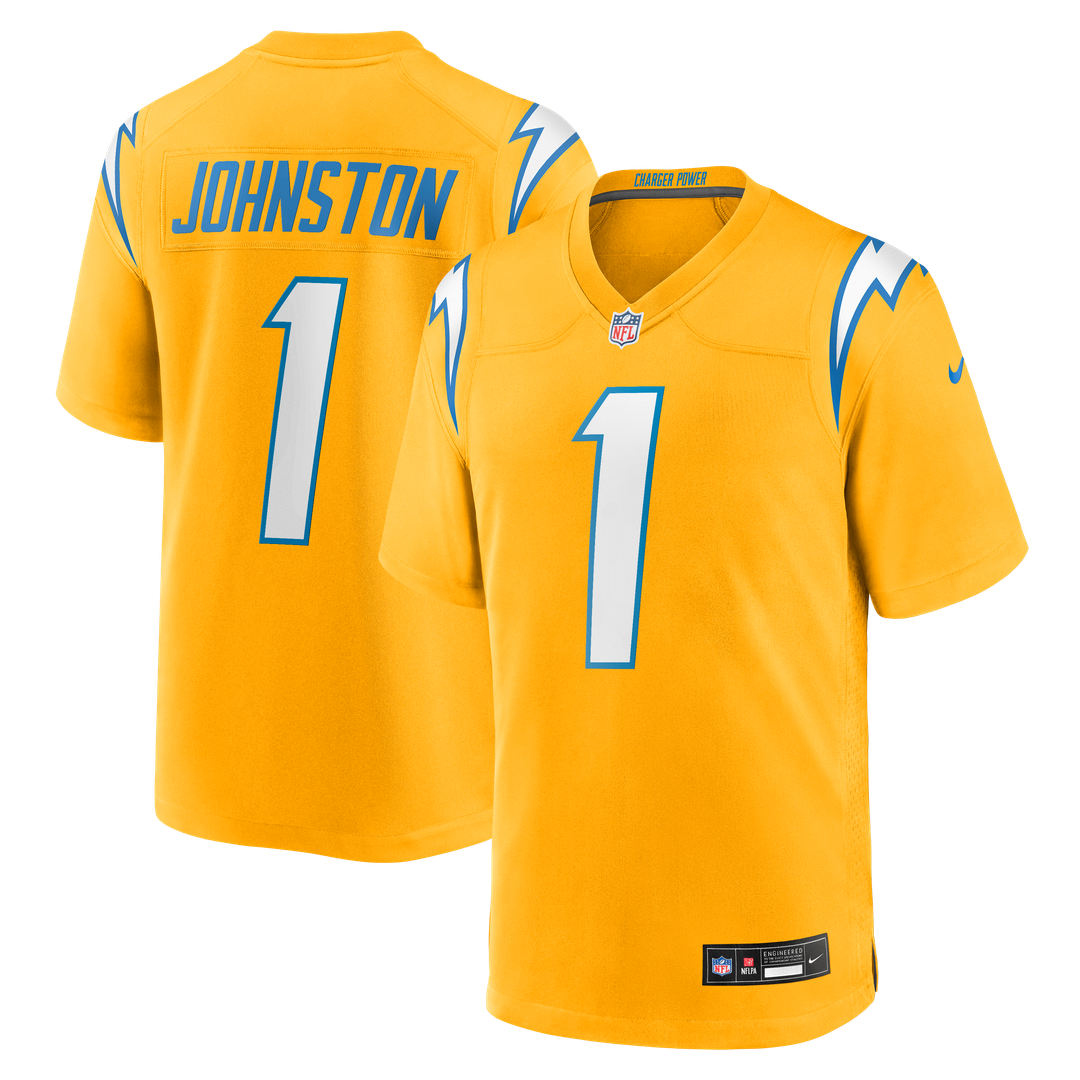 Quentin Johnston Los Angeles Chargers Alternate Charger Power Game Jersey - Gold