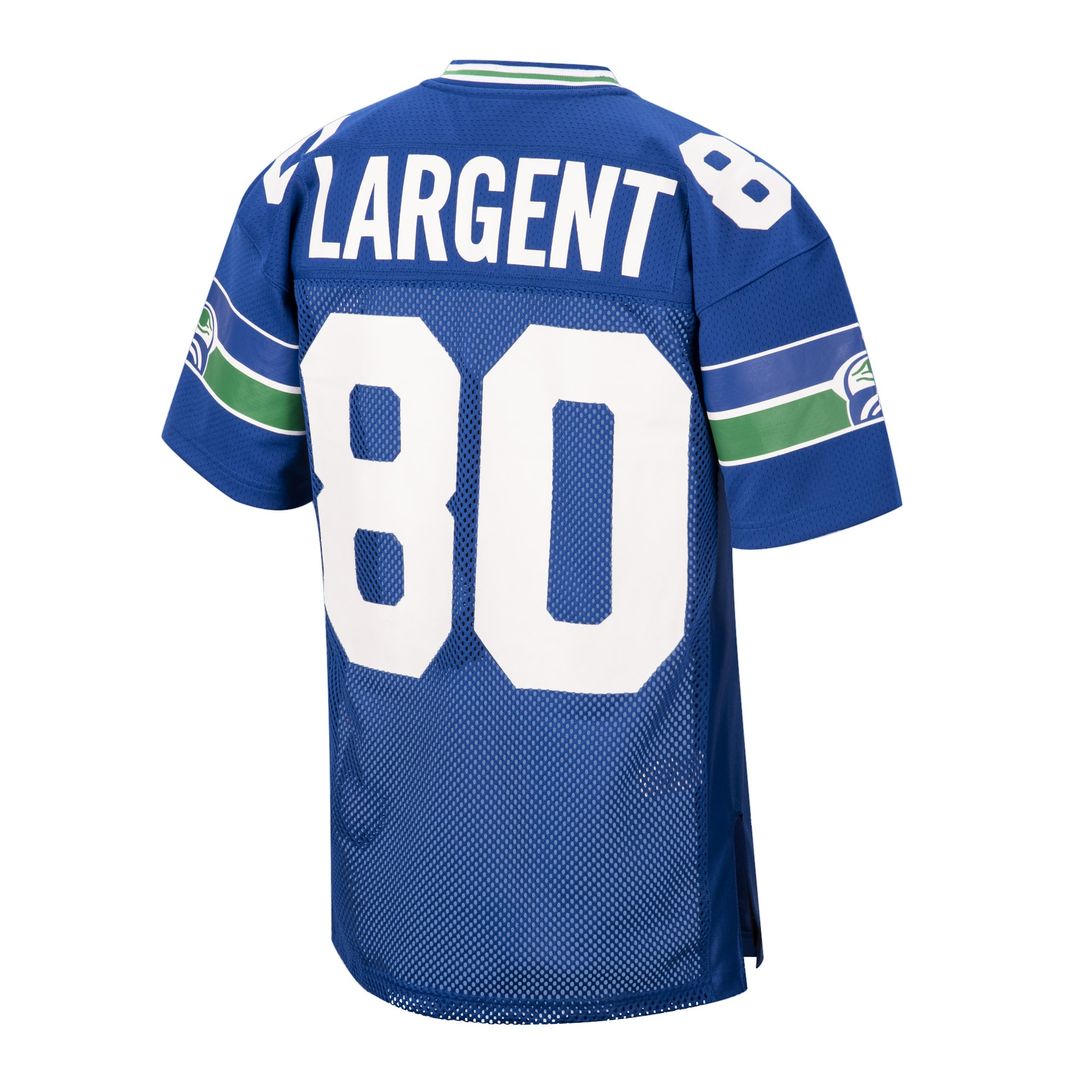Steve Largent Seattle Seahawks 1985 Authentic Throwback Jersey - Royal Blue