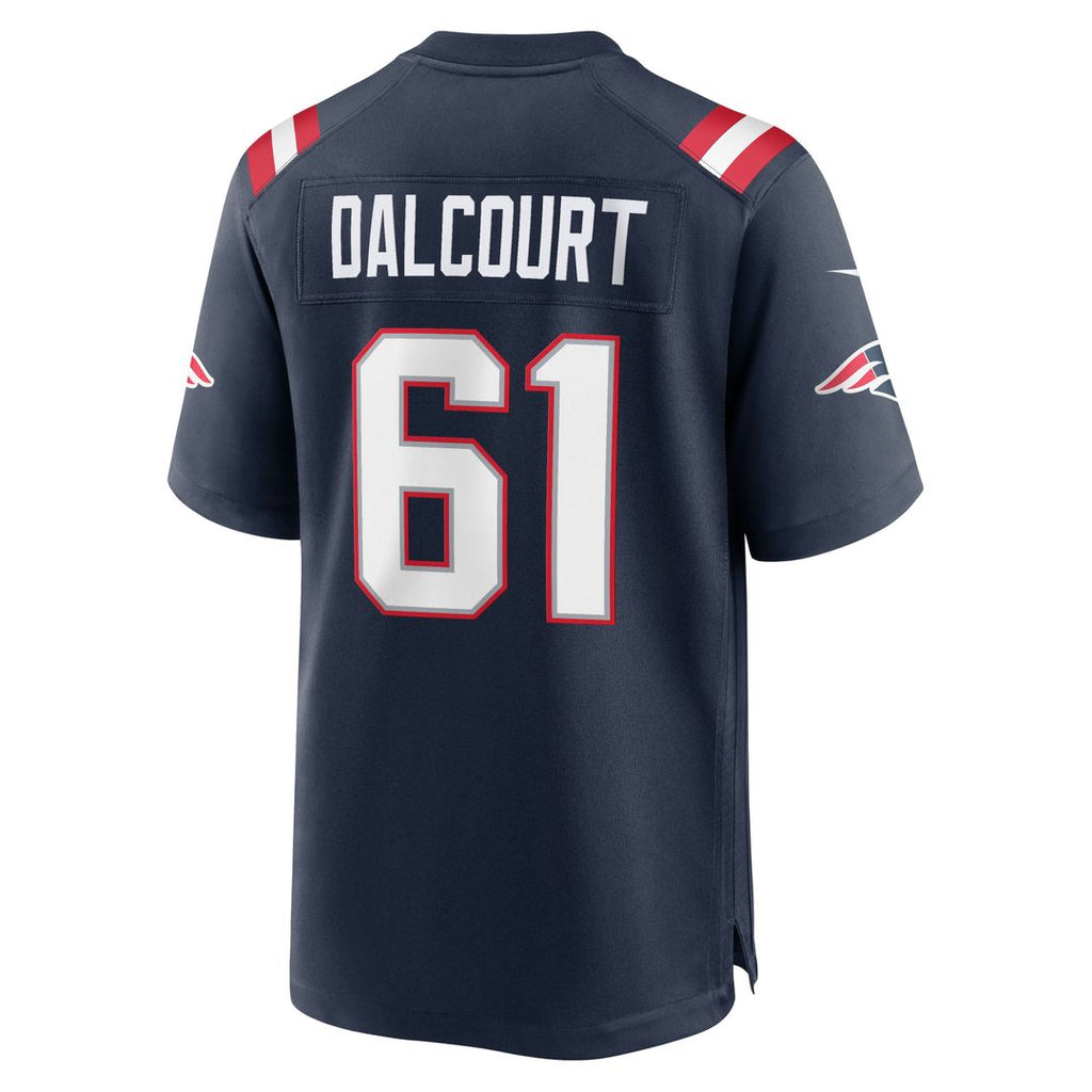 Darrian Dalcourt New England Patriots Game Jersey - Navy