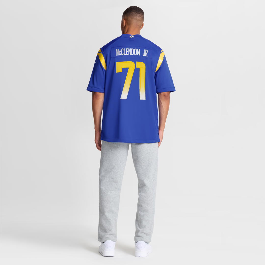 Warren McClendon Jr. Los Angeles Rams Game Jersey - Royal Blue