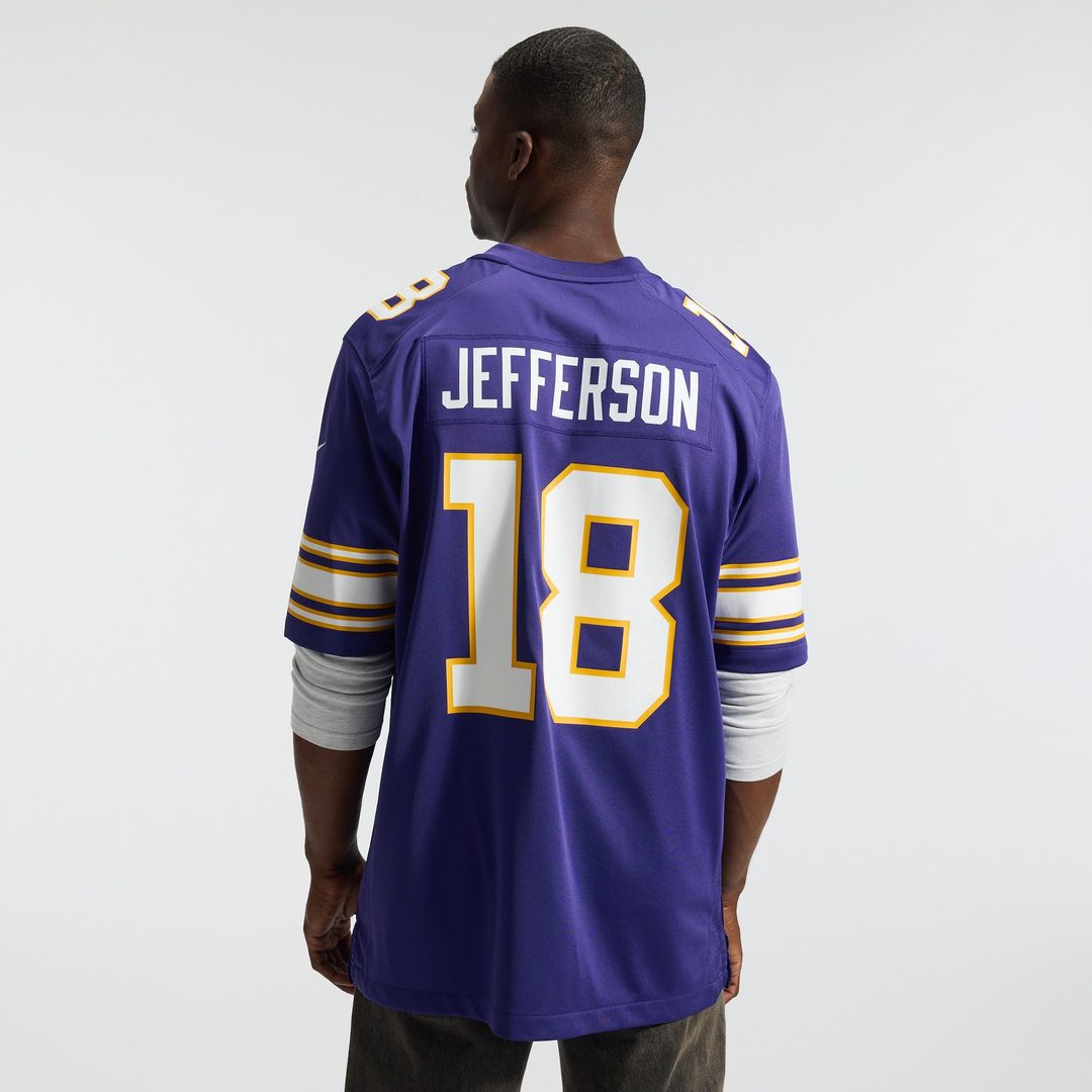 Justin Jefferson Minnesota Vikings Classic Game Jersey - Purple
