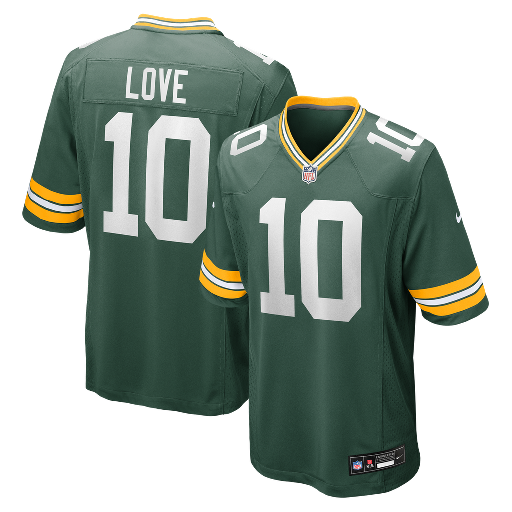 Jordan Love Green Bay Packers Game Jersey - Green