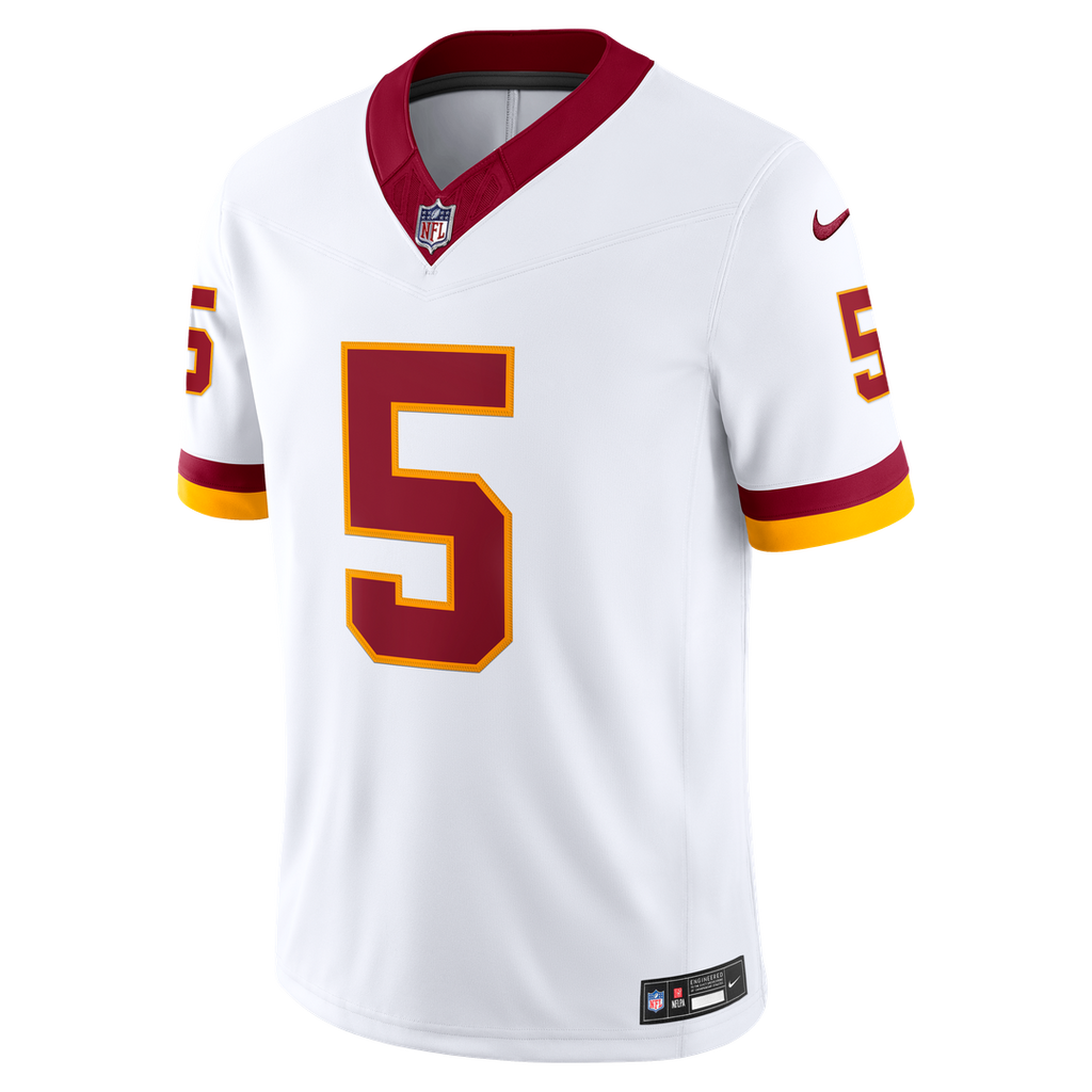Jayden Daniels Washington Commanders Vapor F.U.S.E. Stitched Limited Jersey - White
