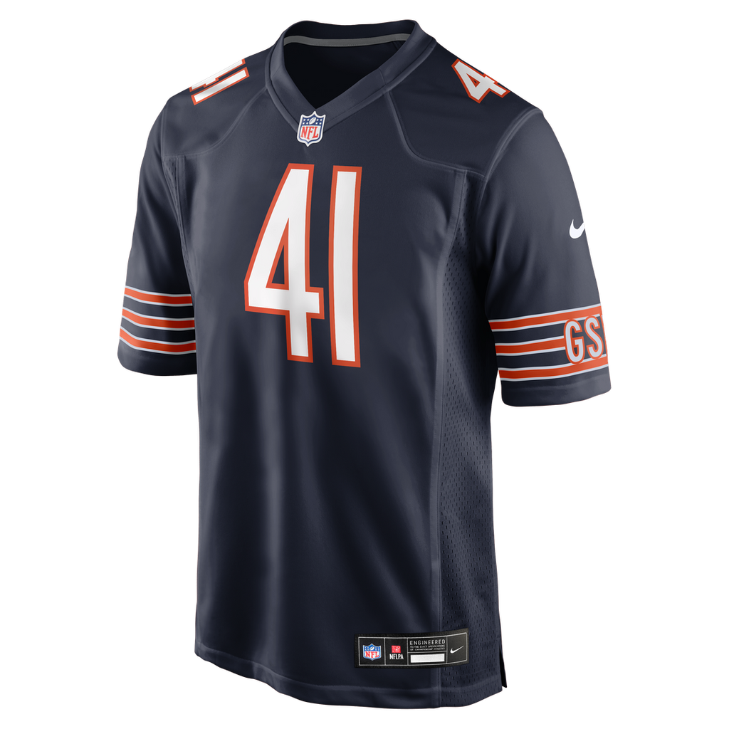 Brian Piccolo Chicago Bears Game Jersey - Navy