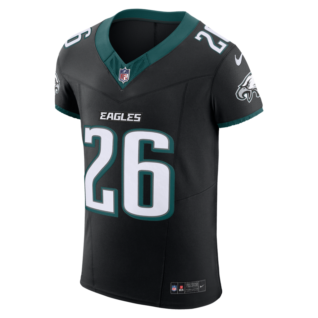 Saquon Barkley Philadelphia Eagles Alternate Vapor F.U.S.E. Elite Jersey - Black