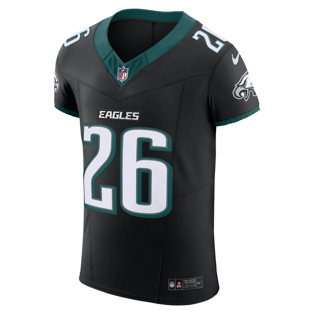 Saquon Barkley Philadelphia Eagles Alternate Vapor F.U.S.E. Elite Jersey - Black