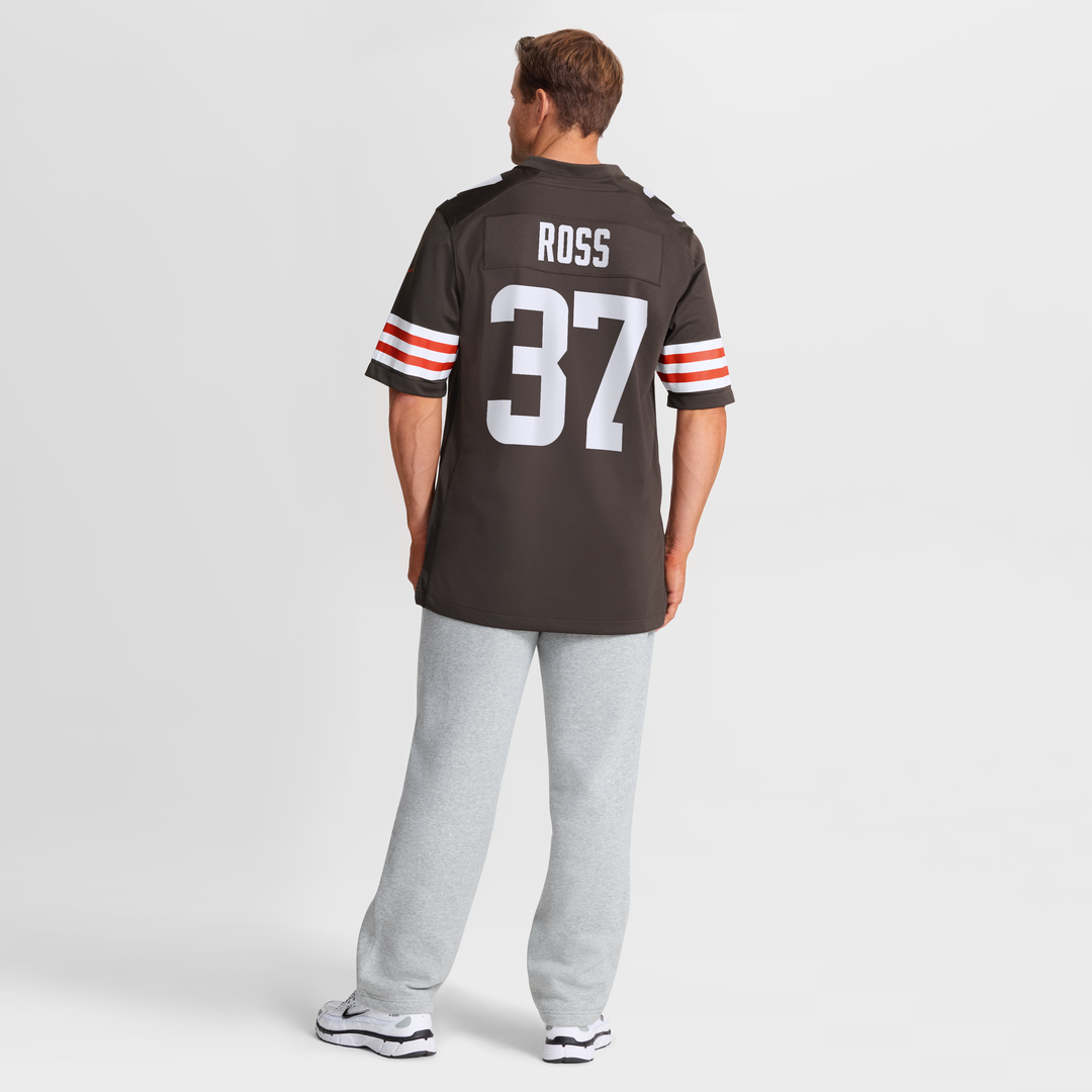 D'Angelo Ross Cleveland Browns Game Jersey - Brown