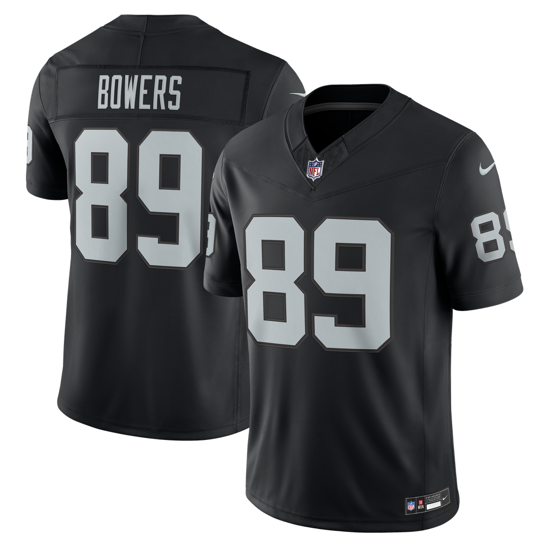 Brock Bowers Las Vegas Raiders Vapor F.U.S.E. Stitched Limited Jersey - White