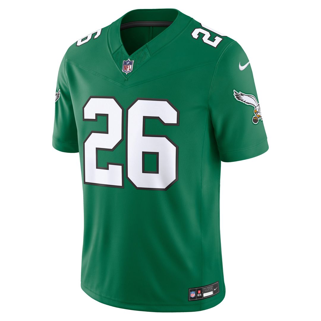 Saquon Barkley Philadelphia Eagles Vapor F.U.S.E. Stitched Limited Jersey - White