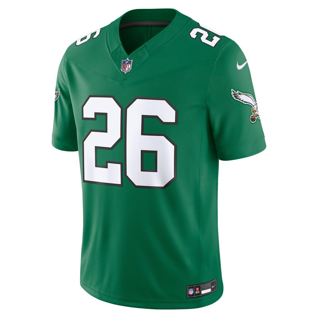 Saquon Barkley Philadelphia Eagles Alternate Vapor F.U.S.E. Stitched Limited Jersey - Black