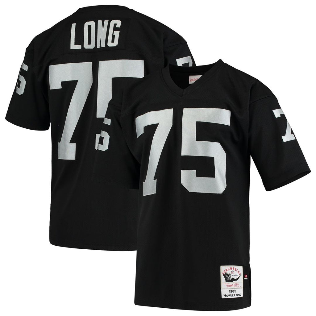 Howie Long Las Vegas Raiders 1983 Authentic Throwback Jersey - Black