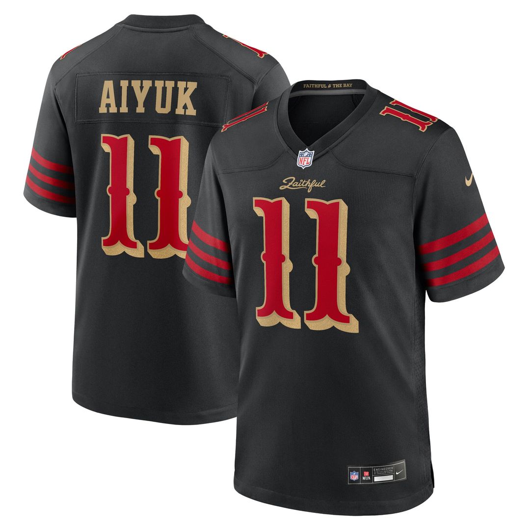 Brandon Aiyuk San Francisco 49ers Rivalries Collection Game Jersey - Black