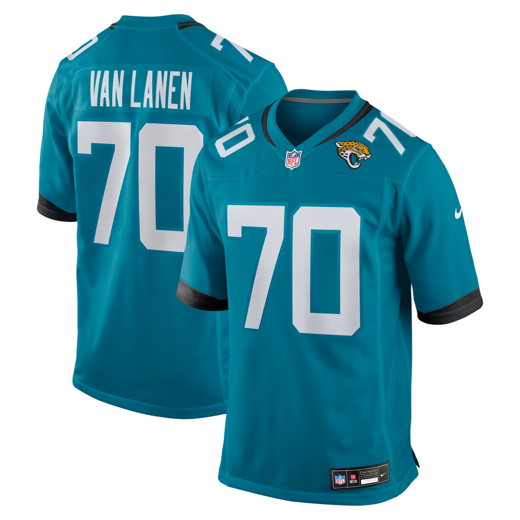 Cole Van Lanen Jacksonville Jaguars Game Jersey - Teal