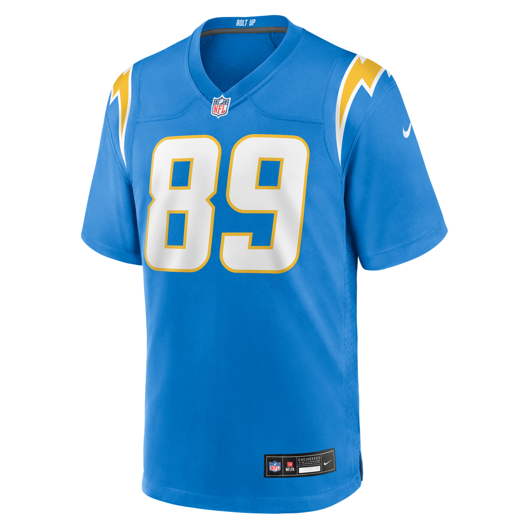 Will Dissly Los Angeles Chargers Game Jersey - Powder Blue