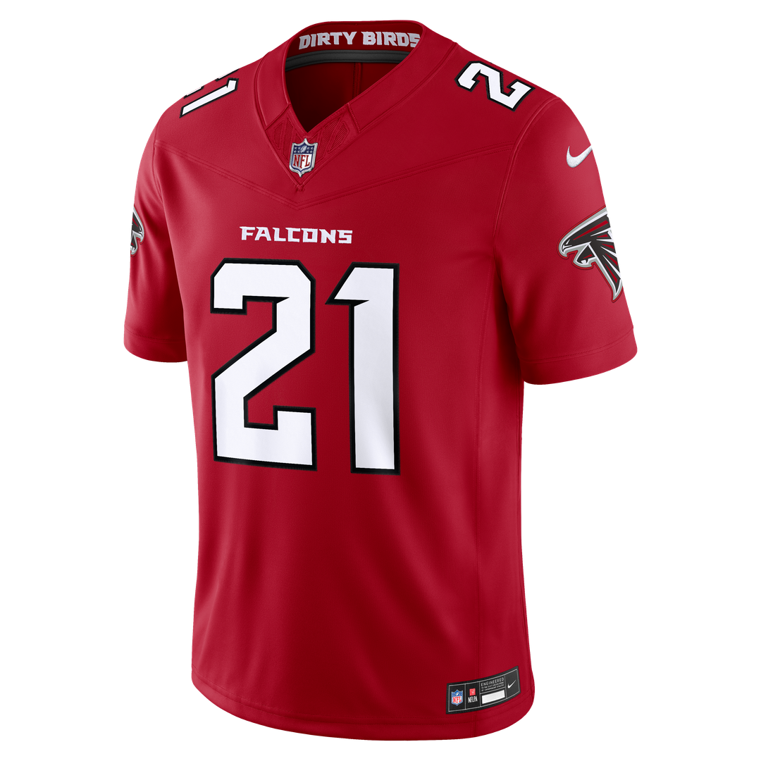 Deion Sanders Atlanta Falcons Alternate Throwback Vapor F.U.S.E. Stitched Retired Limited Jersey - Black
