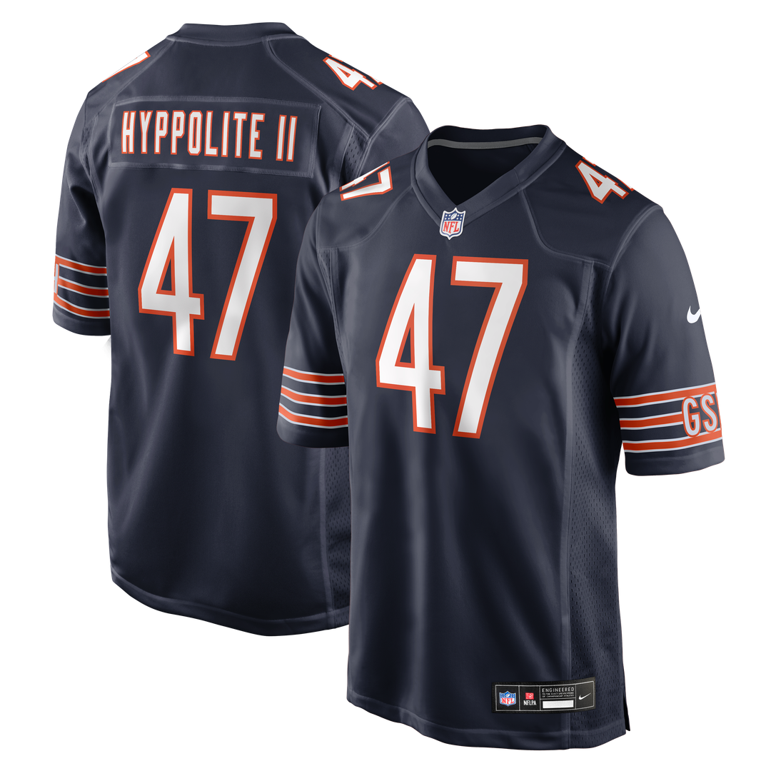 Ruben Hyppolite II Chicago Bears Game Jersey - Navy