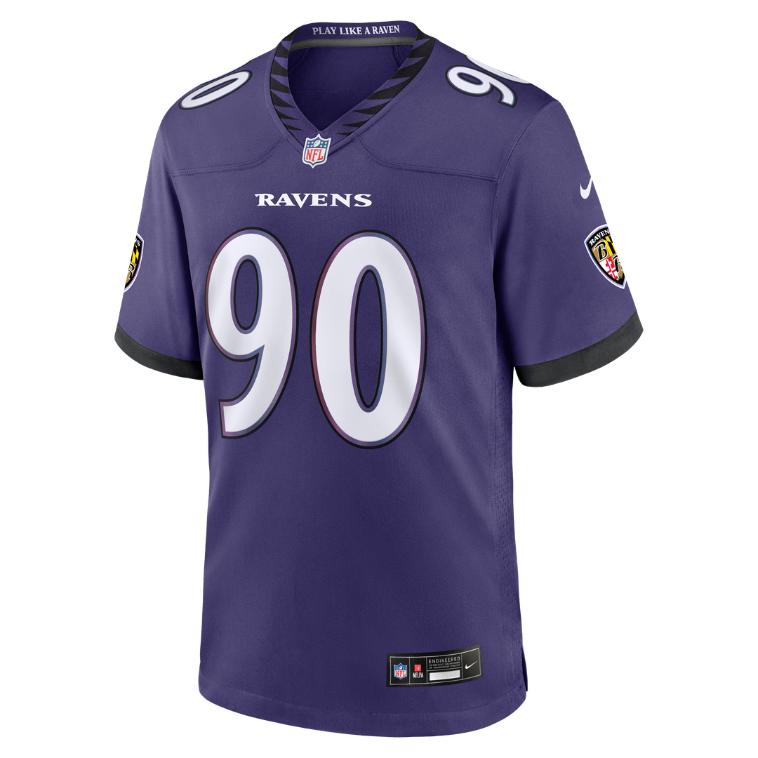 Aeneas Peebles Baltimore Ravens Game Jersey - Purple