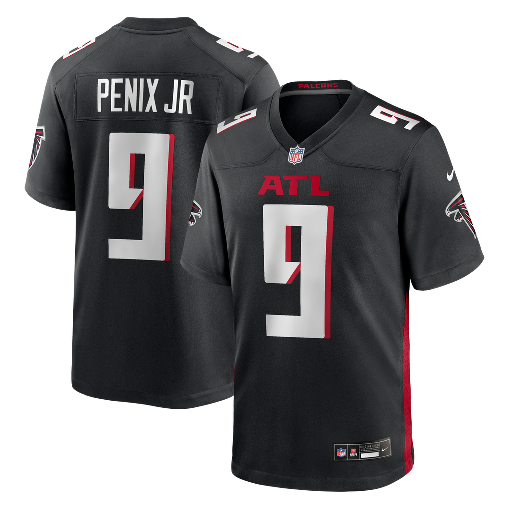 Michael Penix Jr. Atlanta Falcons Game Jersey - Black