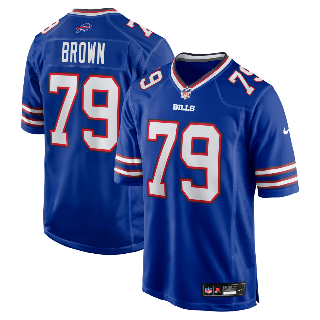 Ruben Brown Buffalo Bills Game Jersey - Royal Blue