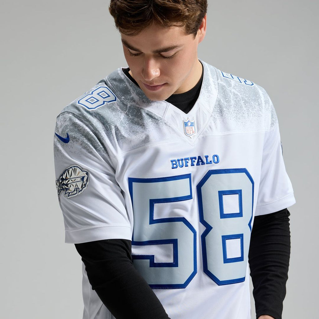 Matt Milano Buffalo Bills Rivalries Collection Stitched Limited Jersey - White