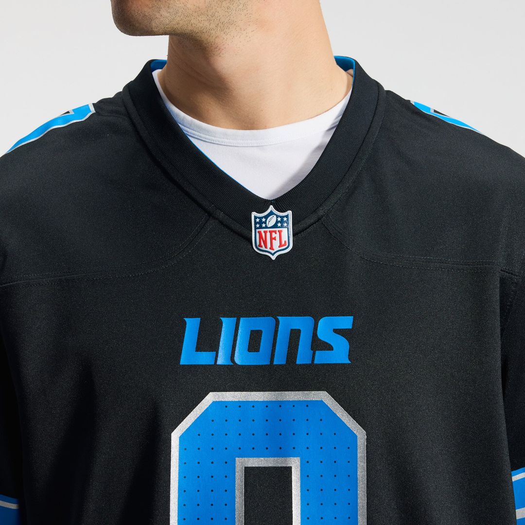Jahmyr Gibbs Detroit Lions Game Jersey - White