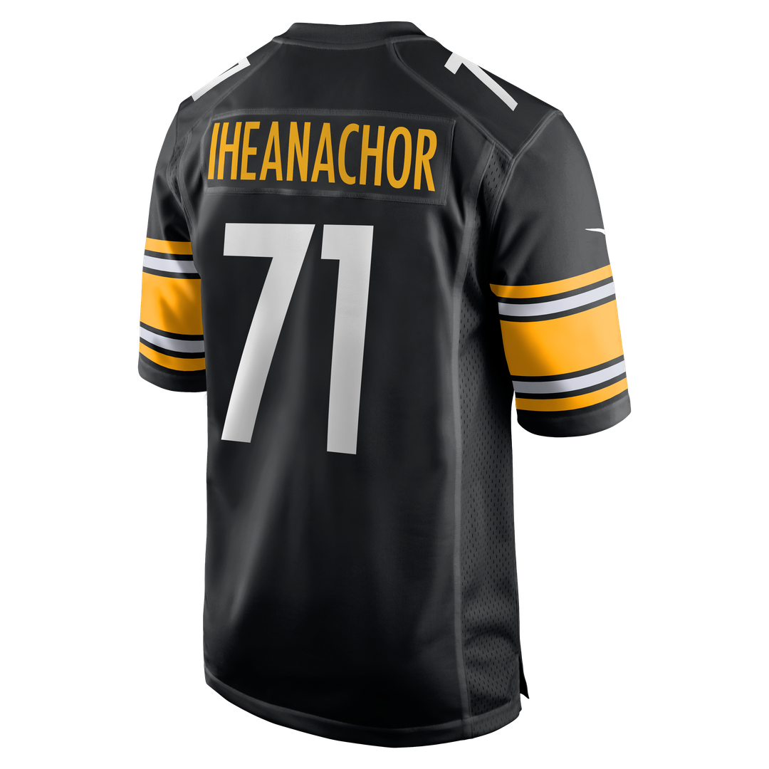 Max Iheanachor Pittsburgh Steelers Game Jersey - Black