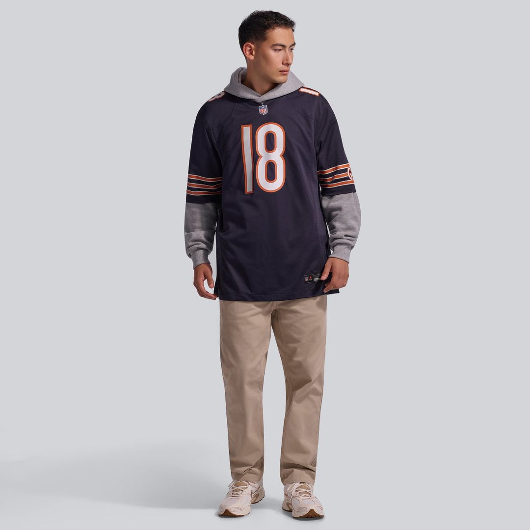 Caleb Williams Chicago Bears Game Jersey - Navy