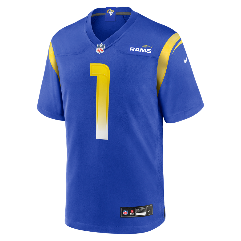 Emmanuel Forbes Jr. Los Angeles Rams Game Jersey - Royal Blue