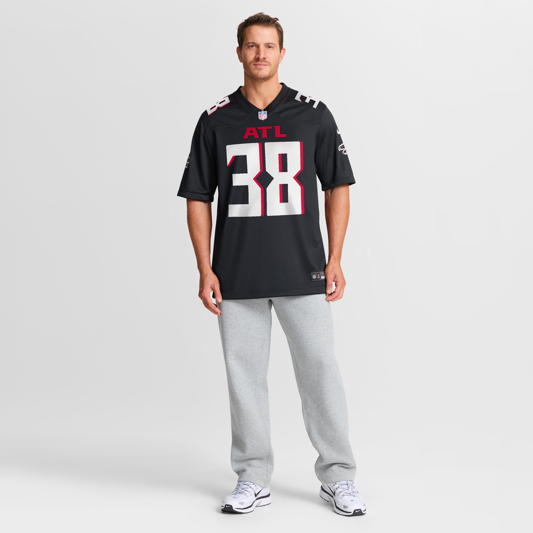 Nathan Carter Atlanta Falcons Game Jersey - Black