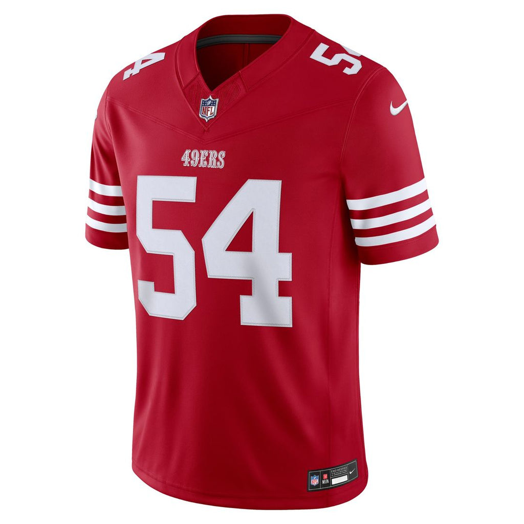 Fred Warner San Francisco 49ers Alternate Vapor F.U.S.E. Stitched Limited Jersey - White