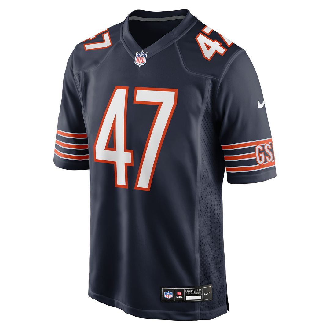 Ruben Hyppolite II Chicago Bears Game Jersey - Navy
