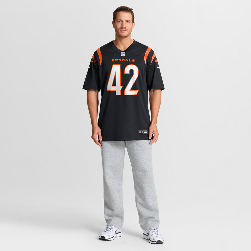 Oren Burks Cincinnati Bengals Game Jersey - Black