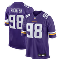Bo Richter Minnesota Vikings Game Jersey - Purple
