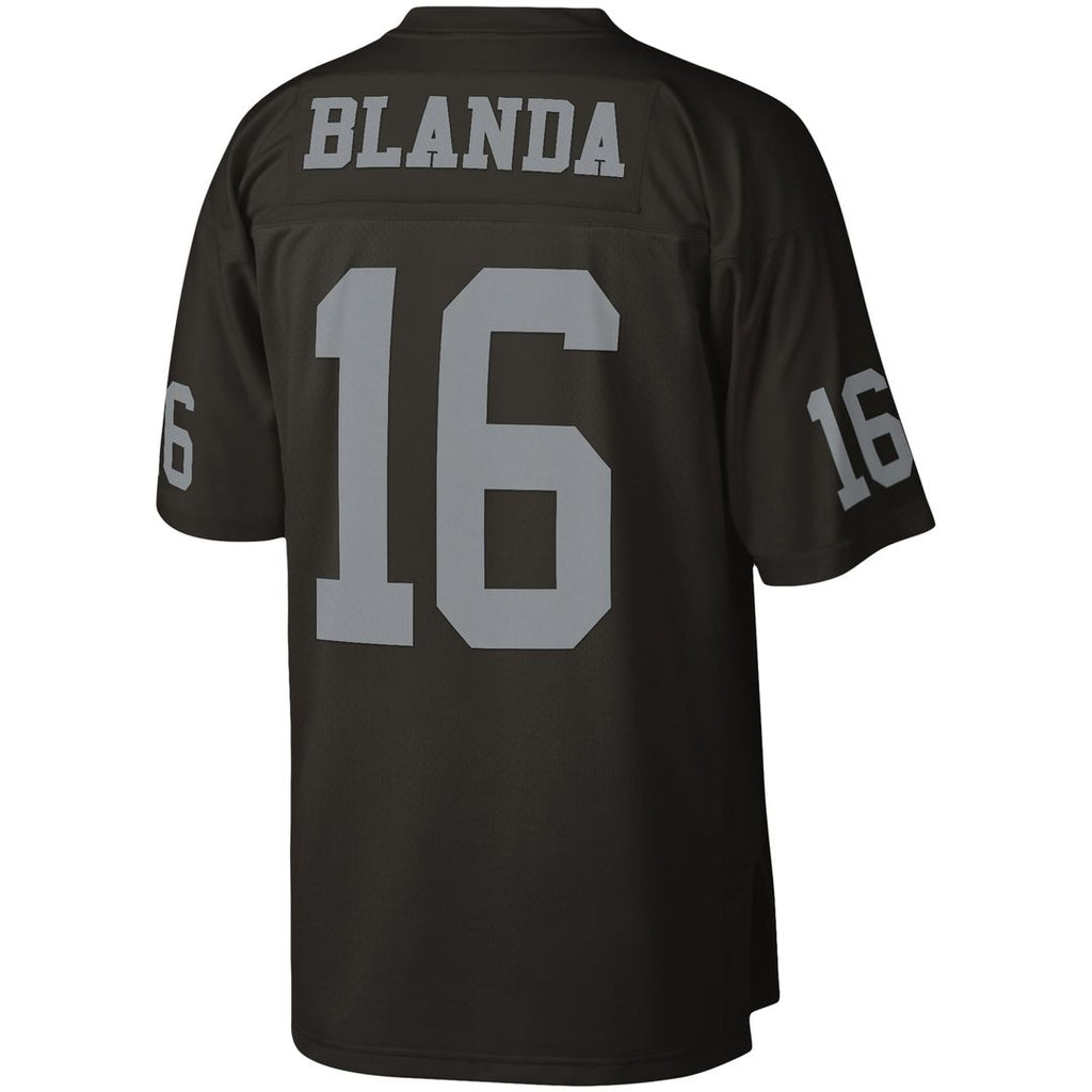 George Blanda Las Vegas Raiders Legacy Replica Jersey - Black