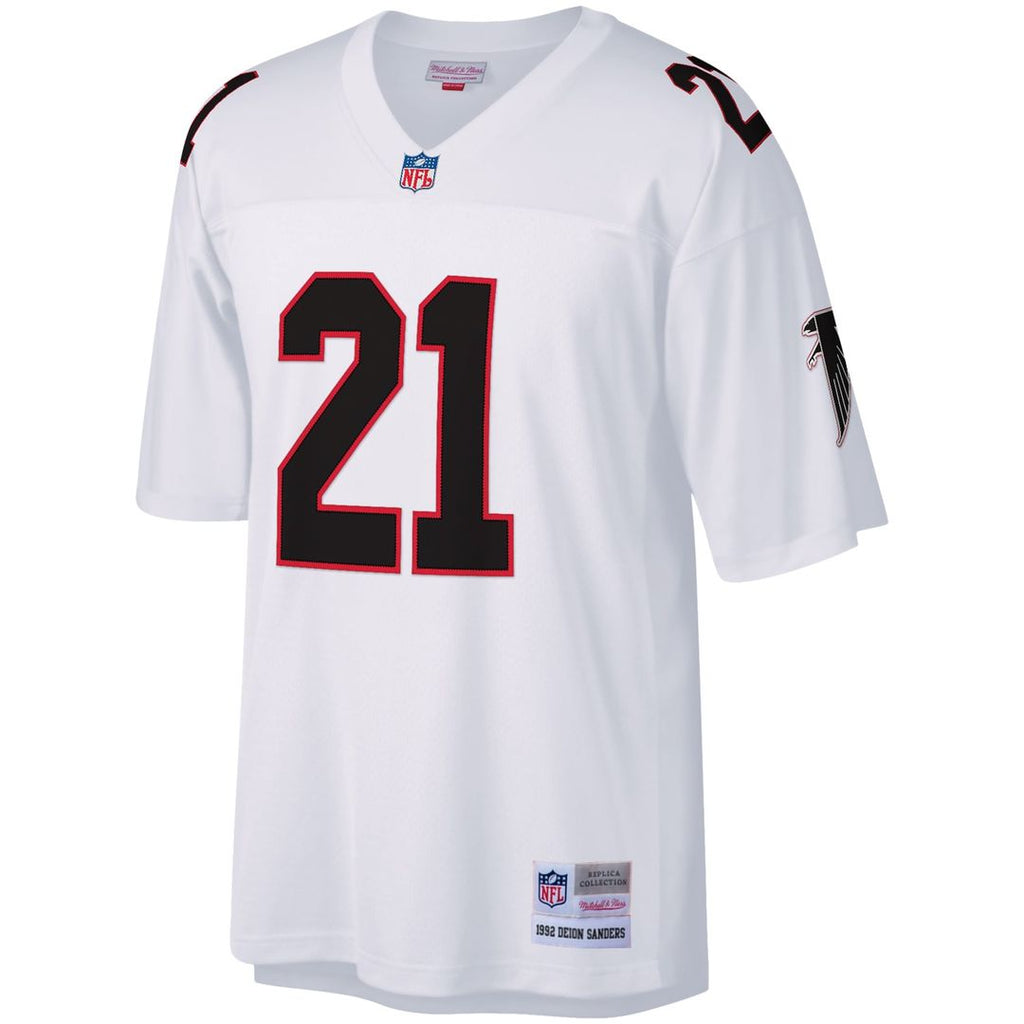 Deion Sanders Atlanta Falcons Legacy Replica Jersey - White