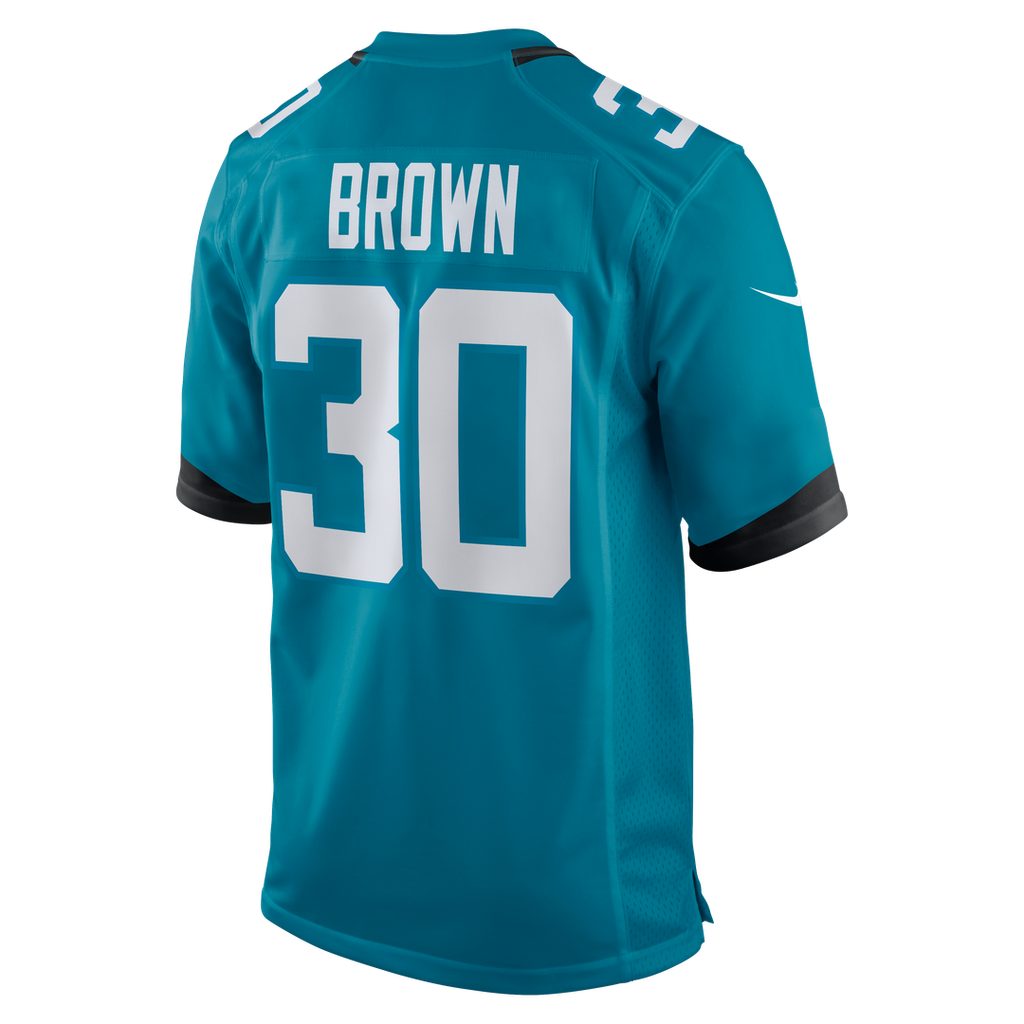 Montaric Brown Jacksonville Jaguars Game Jersey - Teal
